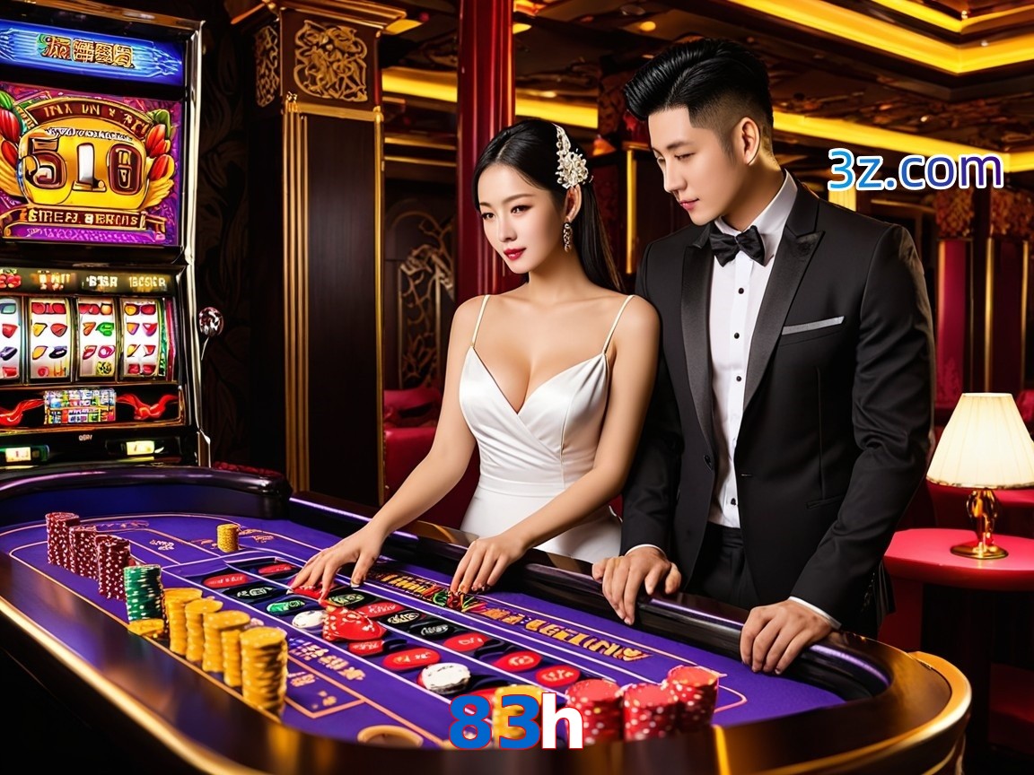 83h cassino online com mesa de blackjack e dealer